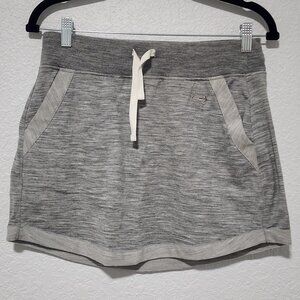 Icebreaker Women's Athletic Mini Skirt Wool Blend With Pockets Size Small